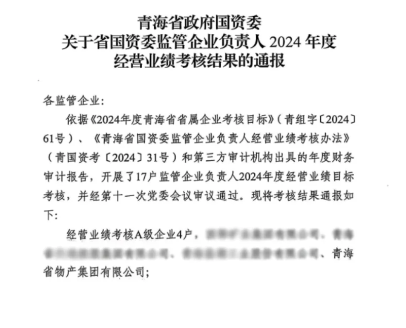 喜報(bào)！省物產(chǎn)集團(tuán)榮獲經(jīng)營(yíng)業(yè)績(jī)考核A級(jí)